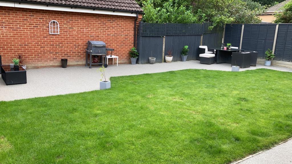 This is a photo of a Resin patio carried out in a district of Oldham. All works done by Oldham Resin Driveways