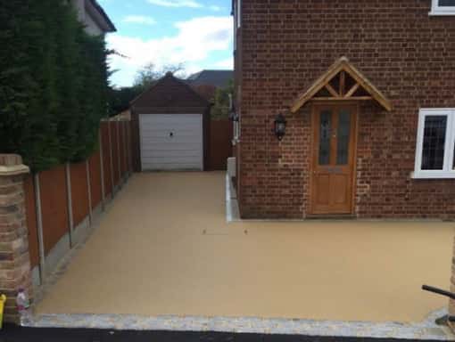This is a photo of a Resin bound drive carried out in a district of Oldham. All works done by Oldham Resin Driveways